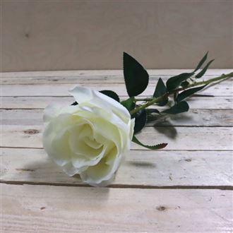 Umělá růže bílá 371238-01