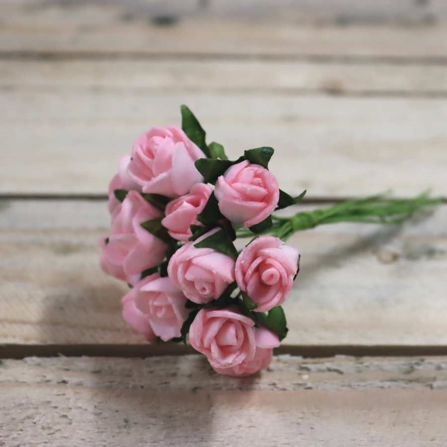 Kytice růžiček růžová 371175-05